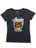 Stussy Front Printed Tee Rasta Logo Hoodie, Sweatshirt | FlexRushtees.com