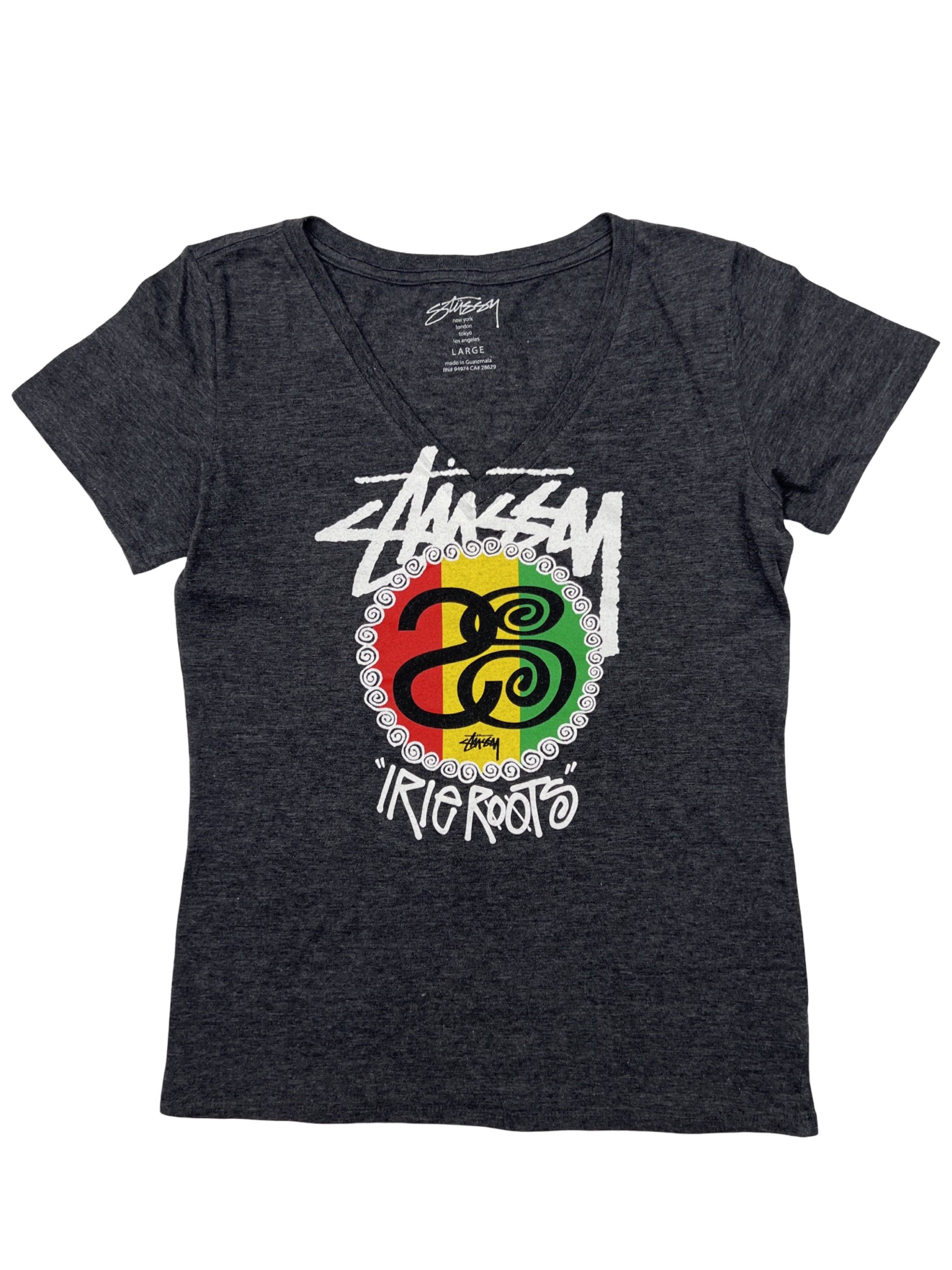 Stussy Front Printed Tee Rasta Logo Hoodie, Sweatshirt | FlexRushtees.com