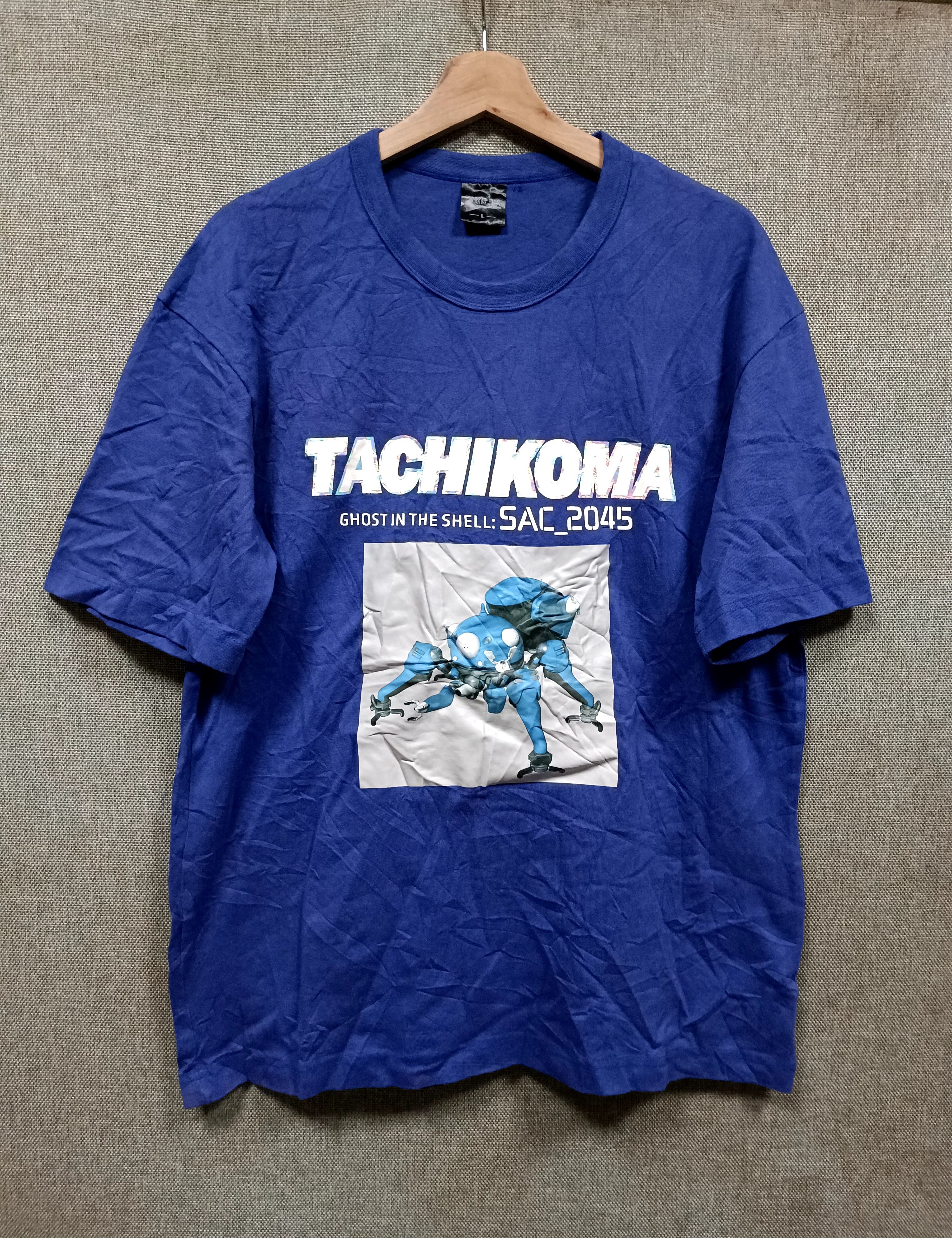 Japanese Brand X Vintage Ghost In The Shell Tachikoma Sac 2045 Tee Hoodie, Sweatshirt | FlexRushtees.com