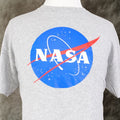 Gildan Nasa Logo Space Exploration Grey Unisex Adult T Shirt Xl 90s Astronomy Science