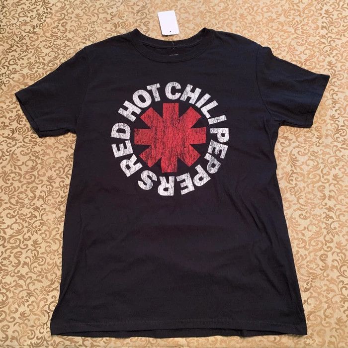 Vintage Deadstock Red Hot Chili Peppers Classic Logo Tee Hoodie, Sweatshirt | FlexRushtees.com