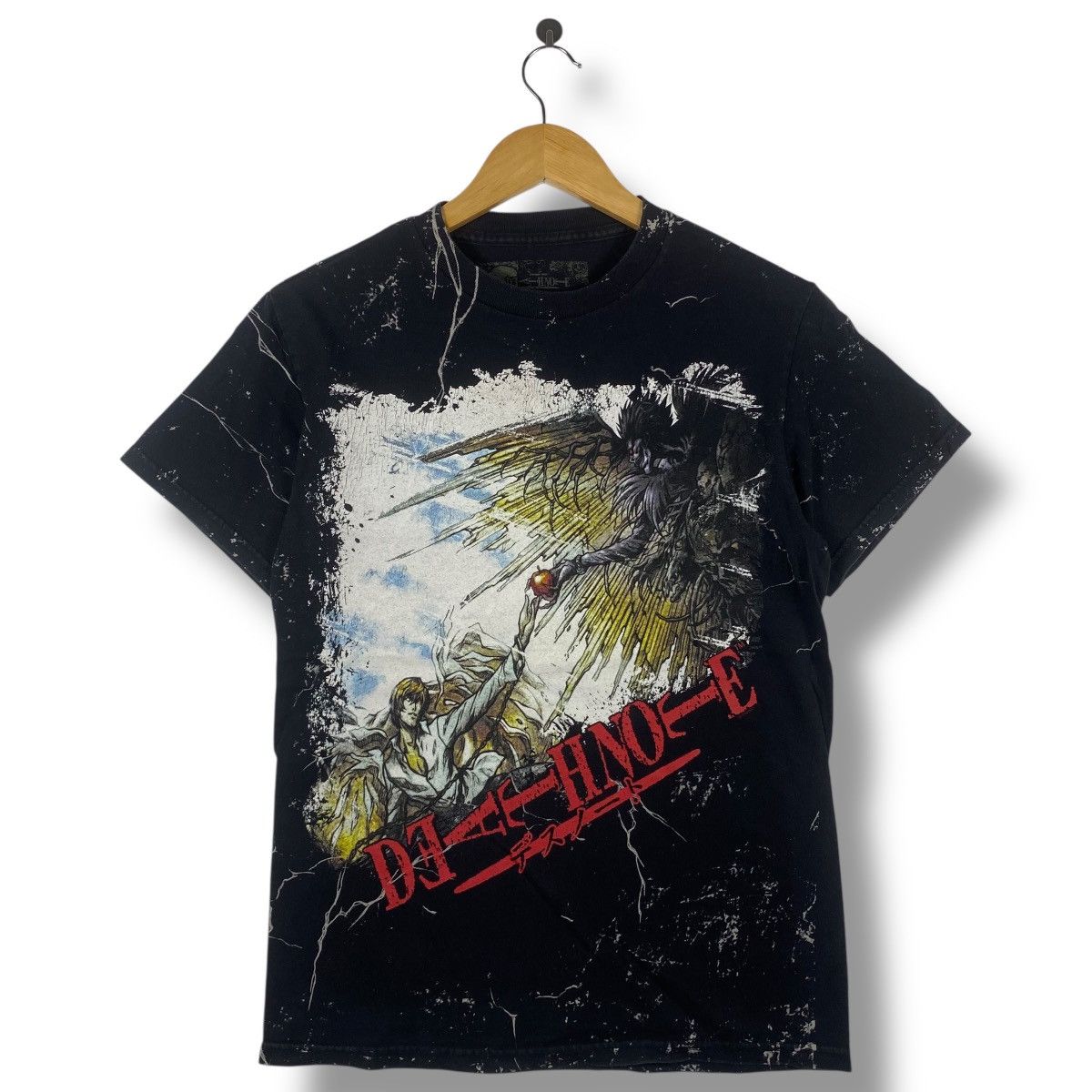 Anime Vintage 00 S Death Note Anime Fullprinted Graphic Tee Shirt