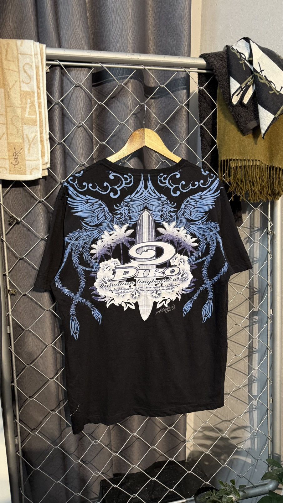 Vintage Piko Surf Ovp Wing Graphic Print Tshirt Hoodie, Sweatshirt | FlexRushtees.com