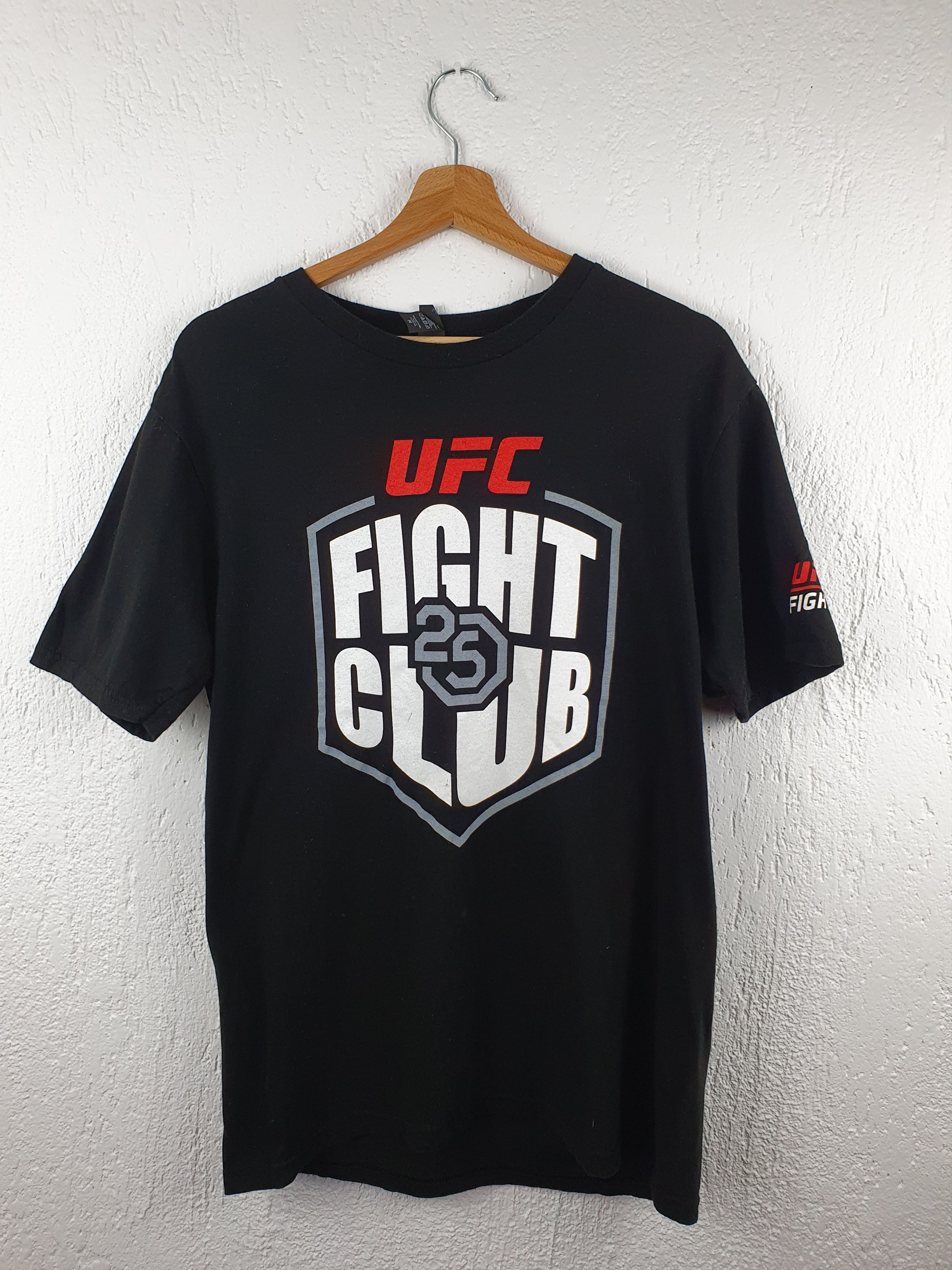 Vintage Men S Black Cotton Ufc Fight Club T Shirt Size M Hoodie, Sweatshirt | FlexRushtees.com