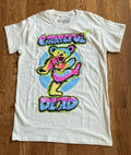Liquid Blue Small White Rainbow Tie Dye Airbrush Bears Tour Tee Shirt Hoodie, Sweatshirt | AU16VibeMintTees.com