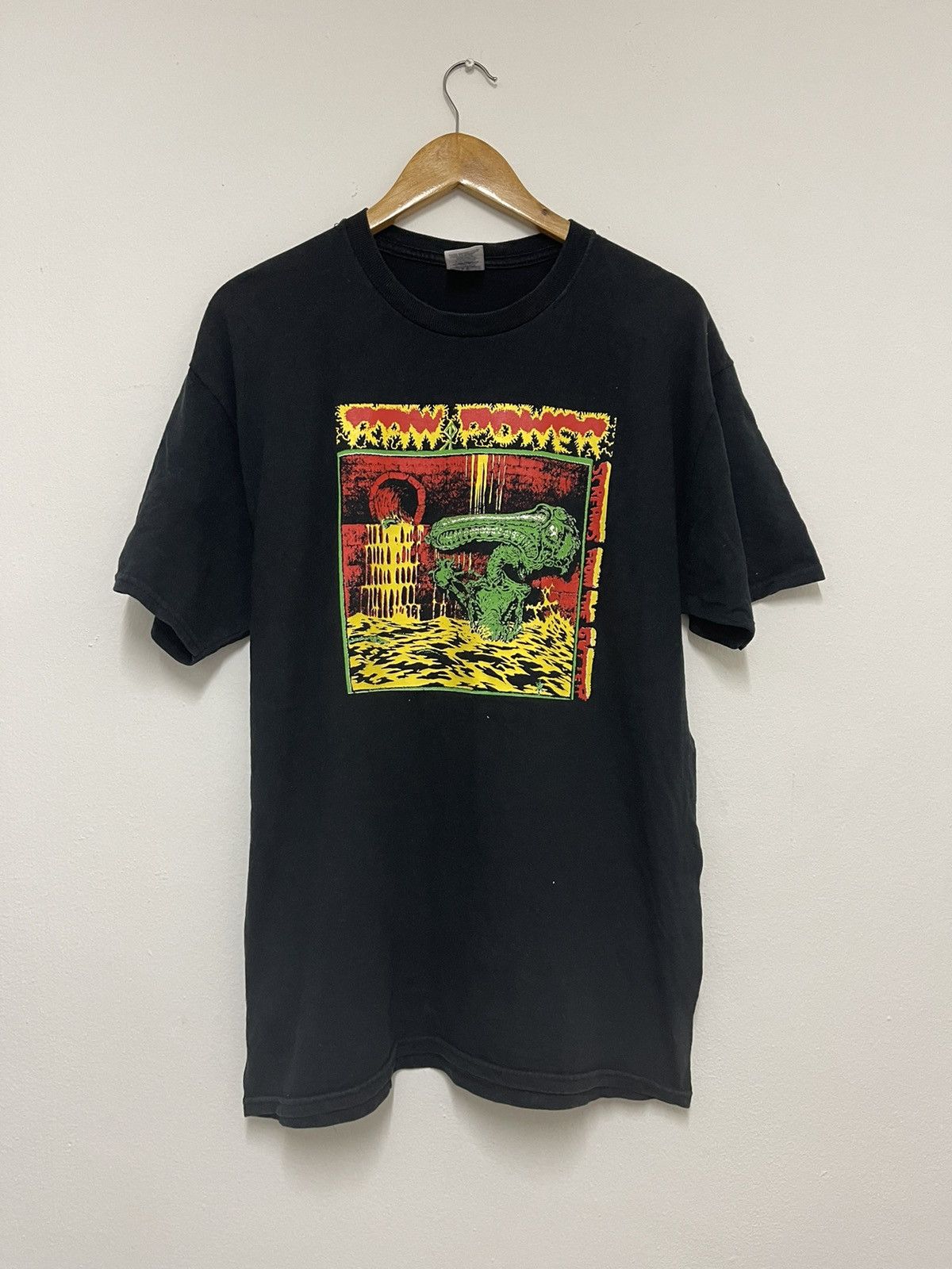Vintage Raw Power Screams From The Gutter T Shirt A1