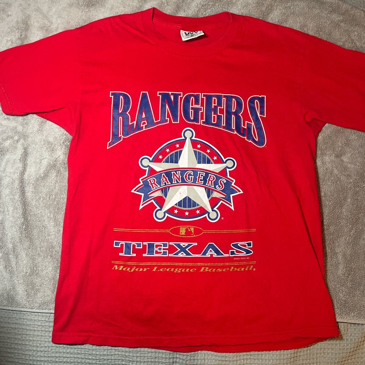 Vintage Lee Texas Rangers Baseball Tee Size L Hoodie, Sweatshirt | FlexRushtees.com