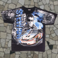 Chase Authentics Vintage Nascar All Over Print Tony Stewart 2000s Tee Shirt Chase Authentics Large B