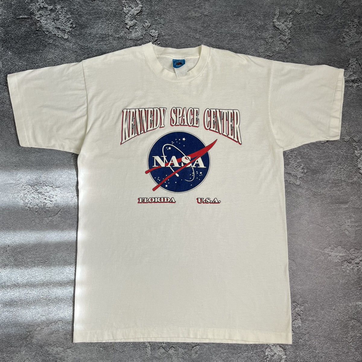 Vintage 90s Shirt Nasa Kennedy Space Center Made In Usa