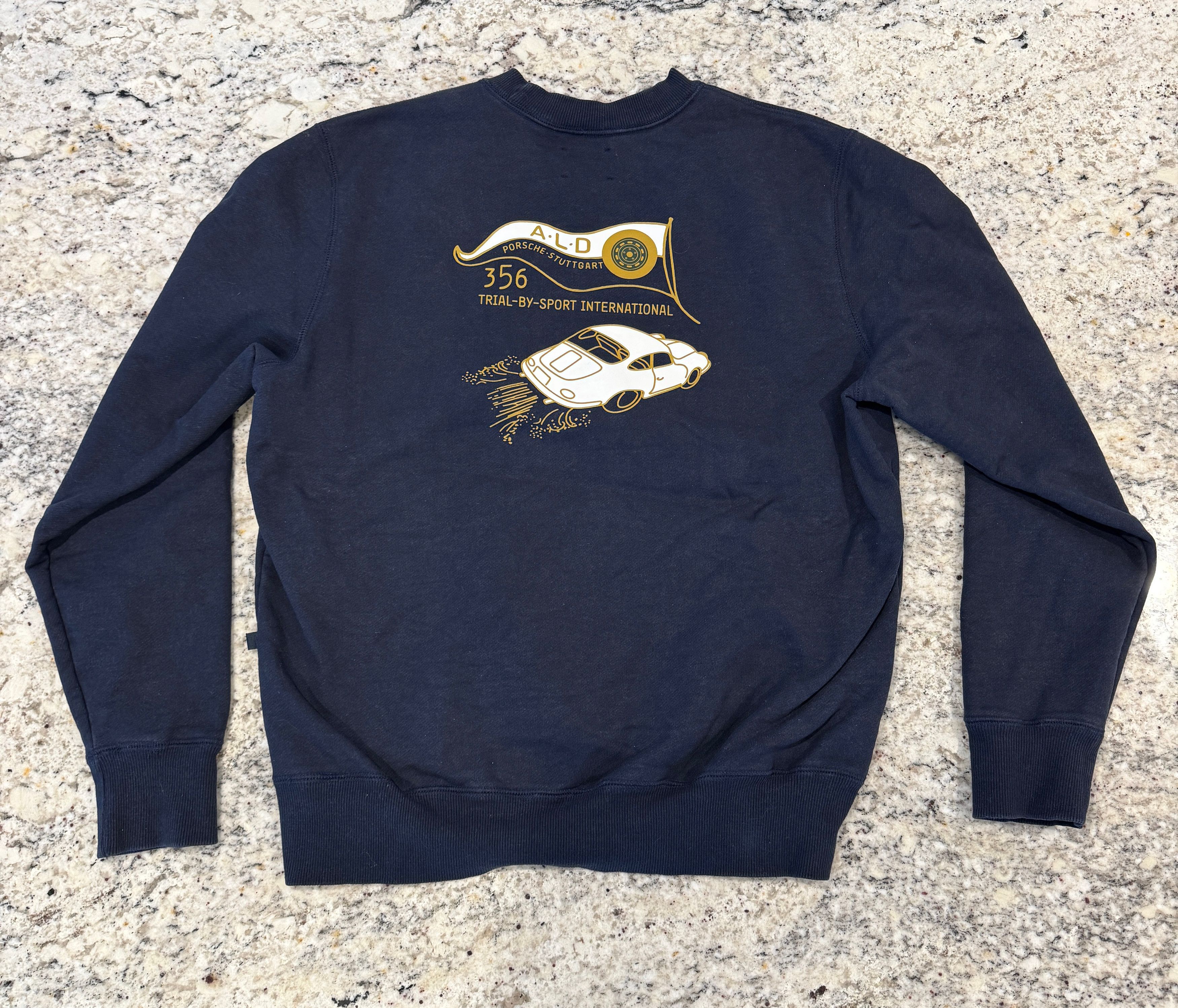 Porsche 356 Crewneck Sweatshirt Large T-Shirts, Hoodie | FlexRushtees.com