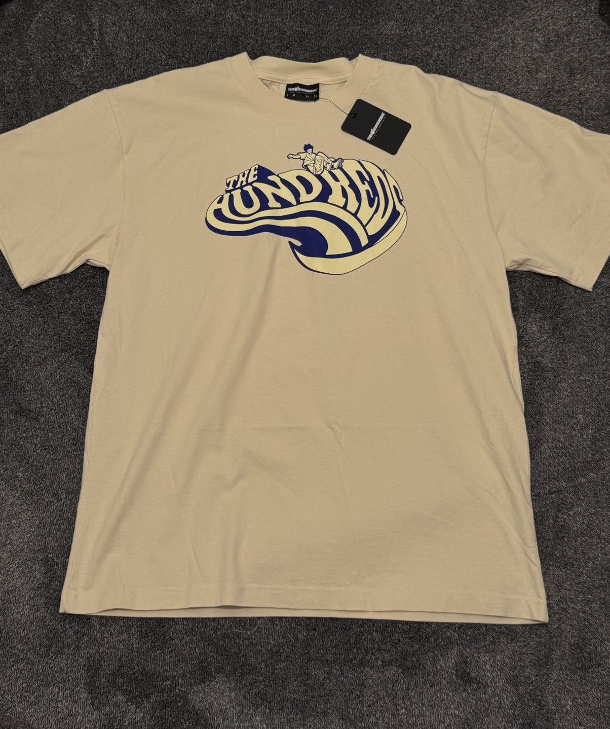 Hundreds The Hundreds Graphic T Shirt Cream Beige Size L Hoodie, Sweatshirt | FlexRushtees.com
