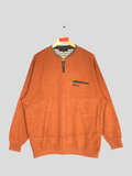 Yohji Yamamoto Sacsny Ysaccs Golf Quater Zip Sweatshirt Single Pocket