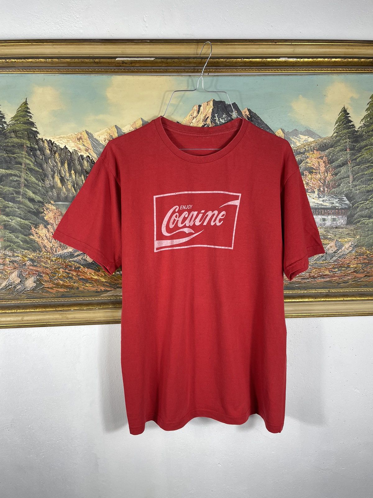 Other Vintage Enjoy Cocaine Graphic 70s 80s 90s Parody Tee Coke
