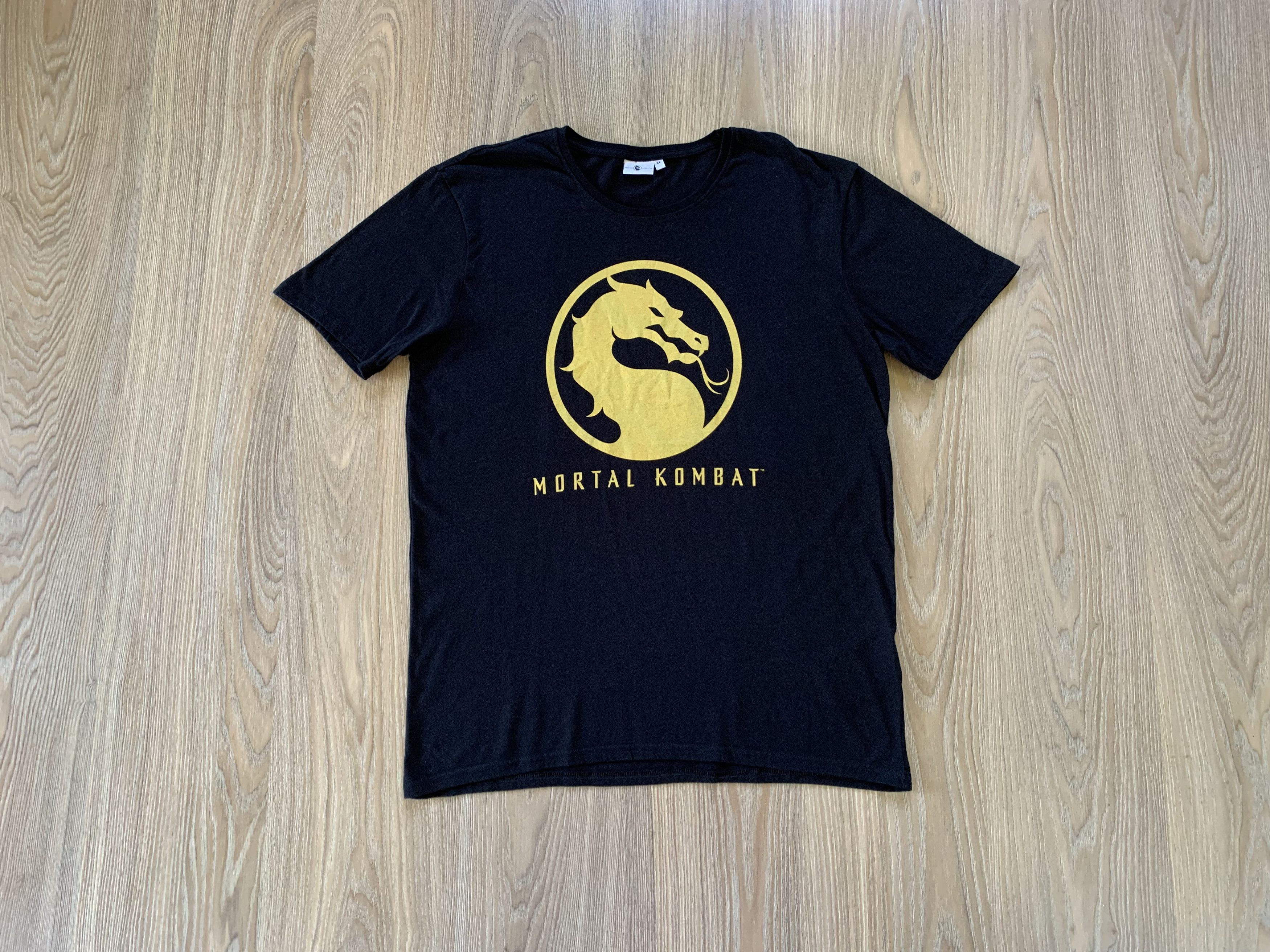 Playstation Mortal Kombat Video Game Black T Shirt