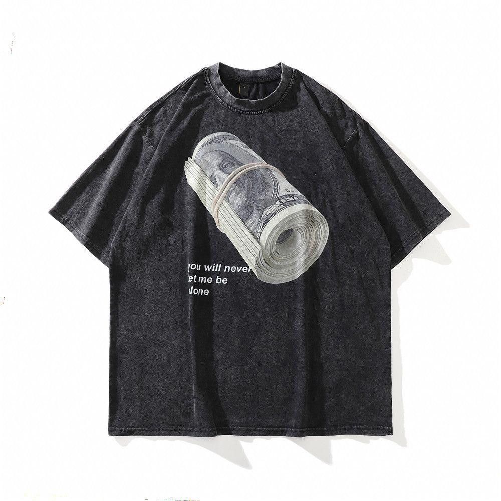 Vintage Dollar Graphic Bleached T Shirt Hoodie, Sweatshirt | FlexRushtees.com