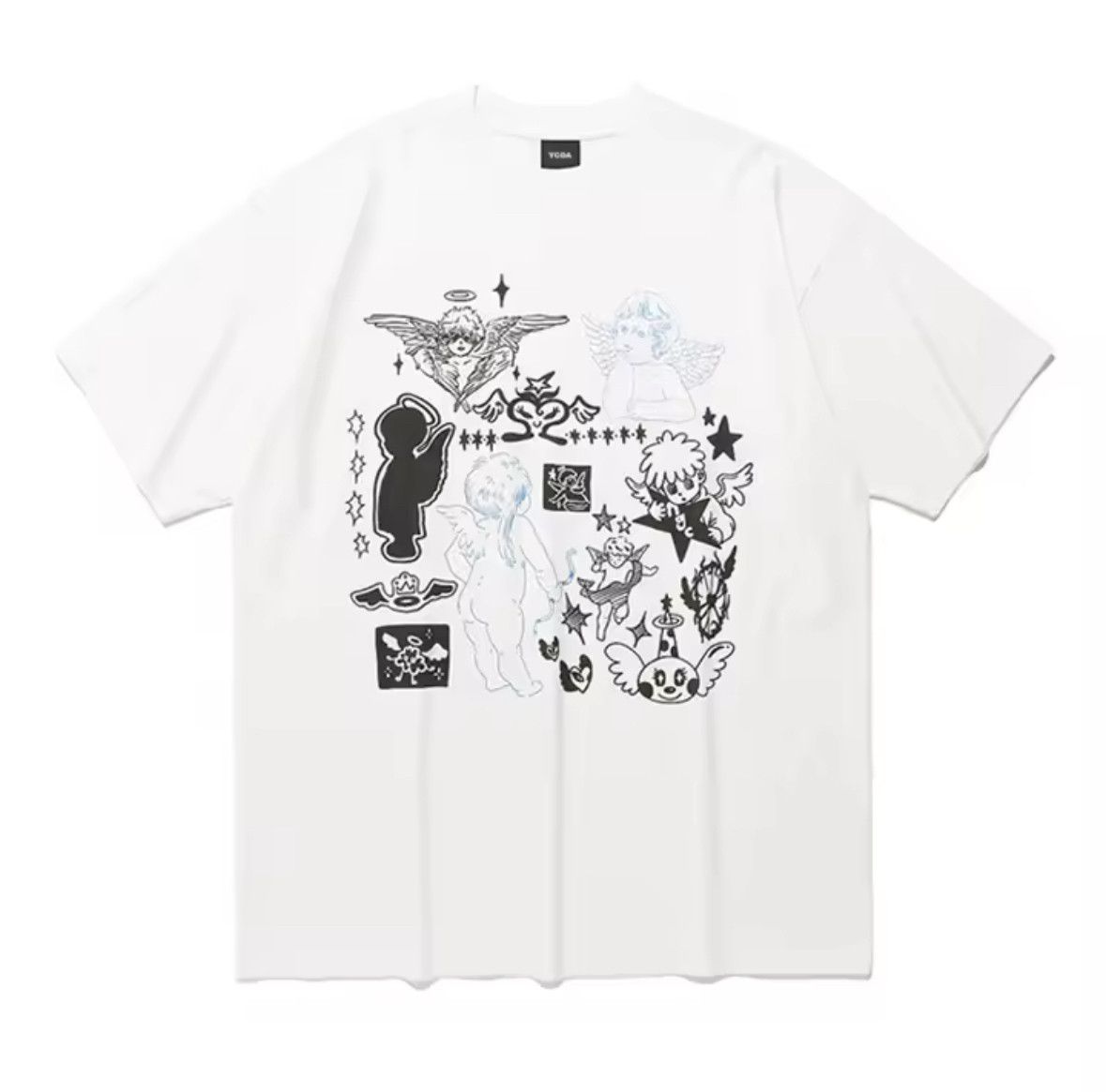 Other Streetwear Y2k Korean Angel Graphic Good Print T Shirt Hoodie, Sweatshirt | FlexRushtees.com
