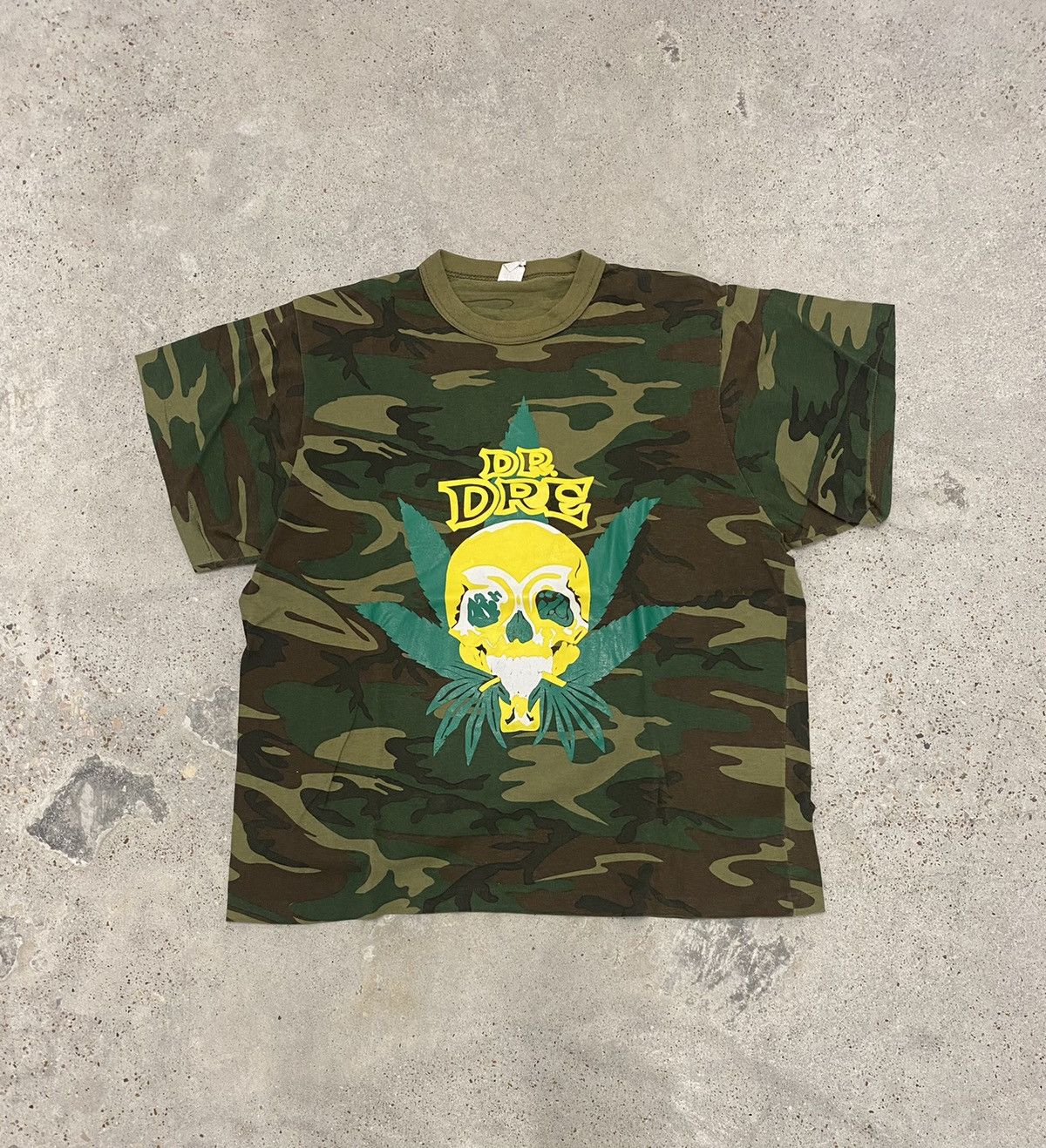 Vintage 1990 Dr Dre Bootleg Camo Tee Hoodie, Sweatshirt | FlexRushtees.com