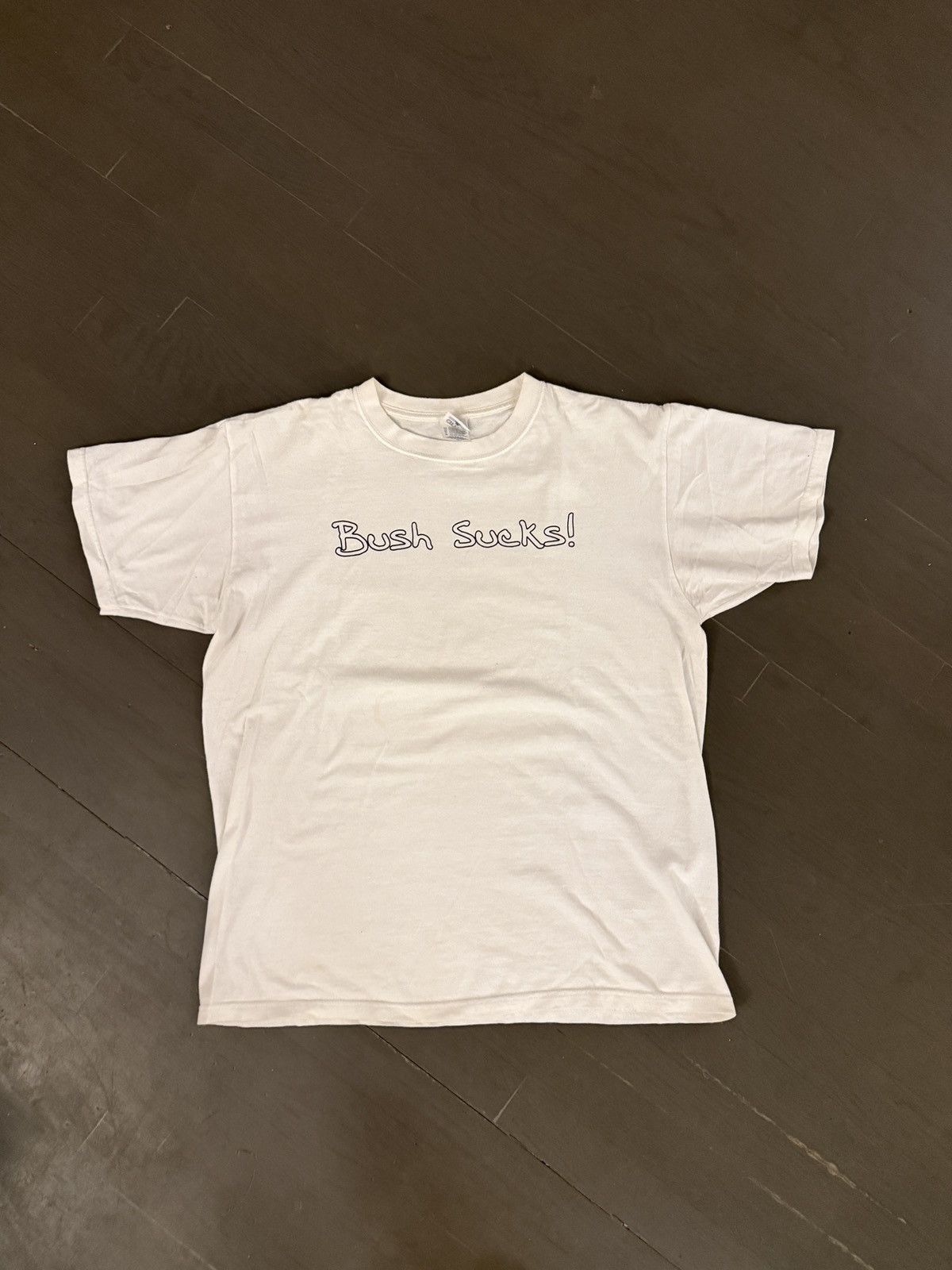 Vintage Bush Sucks Tee L