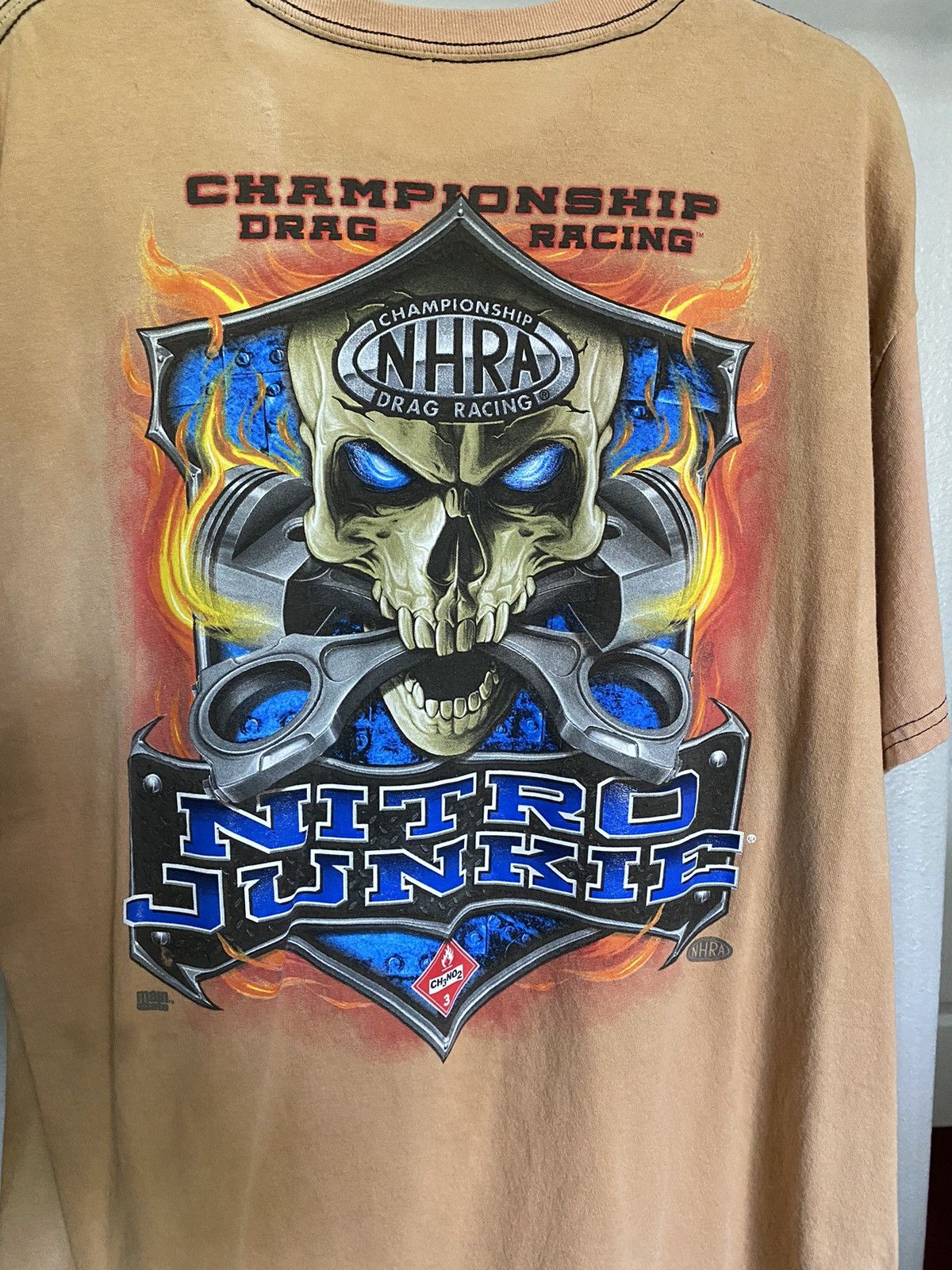 Gildan Custom Bleached Nitro Junkies Shirt Hoodie, Sweatshirt | FlexRushtees.com