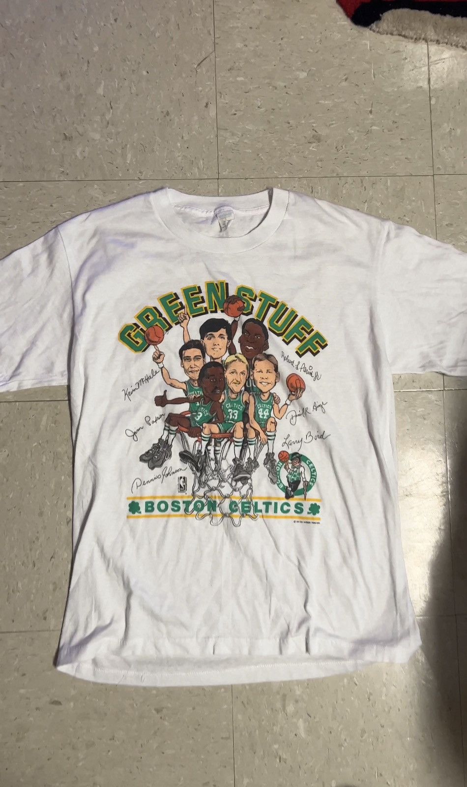 Vintage Boston Celtics Green Stuff Tee Hoodie, Sweatshirt | FlexRushtees.com