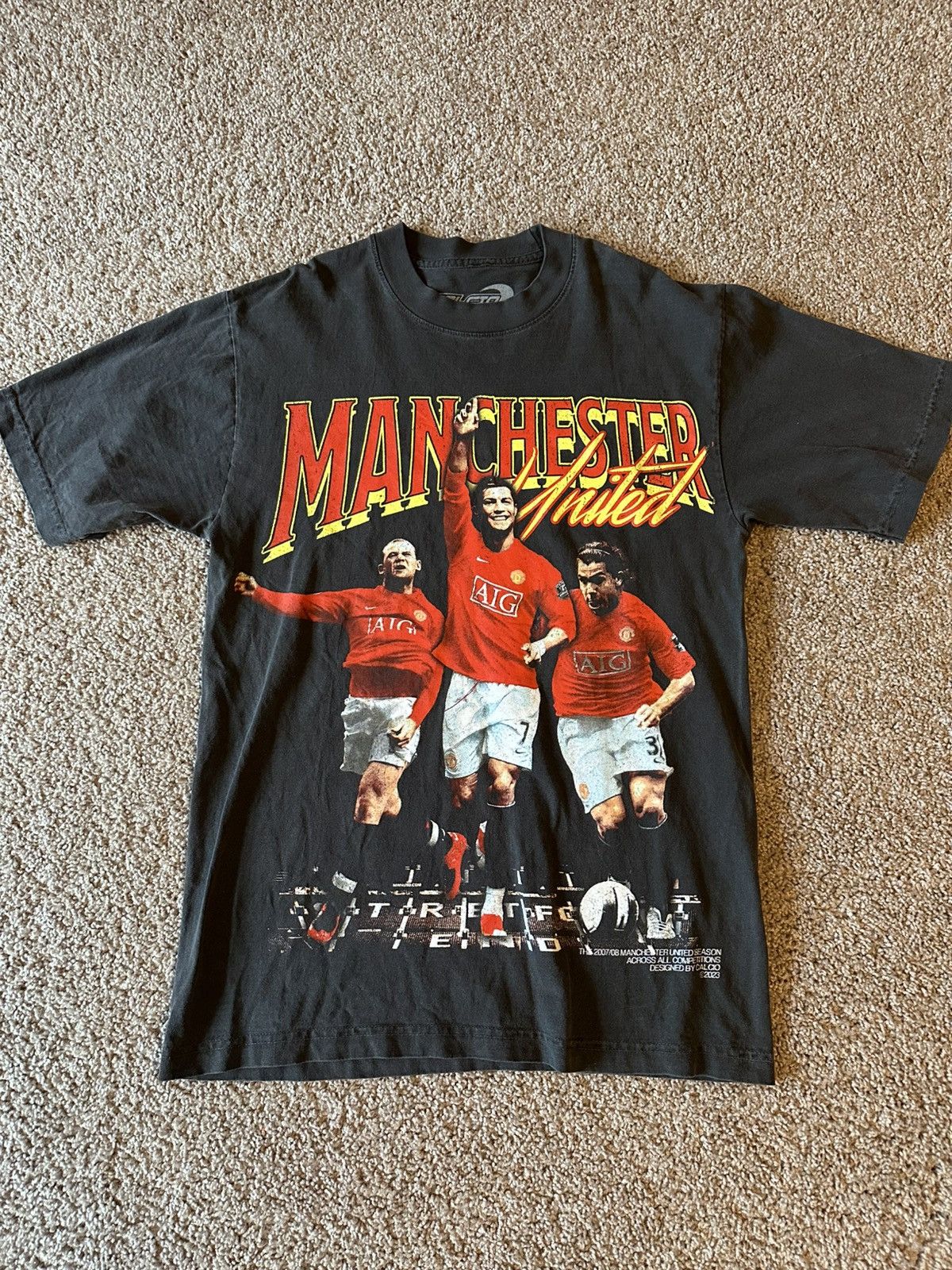 Vintage Manchester United Ferries Built This House Tee