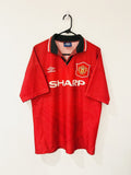Vintage Manchester United 1995 96 Home Jersey