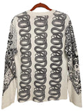 Glamour Vintage Hysteric Glamour Psychedelic Snake Print Ls Tshirt