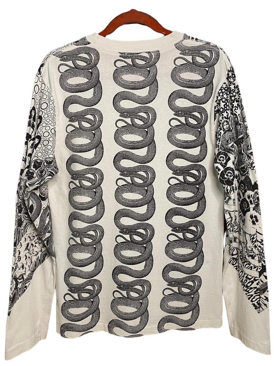 Glamour Vintage Hysteric Glamour Psychedelic Snake Print Ls Tshirt