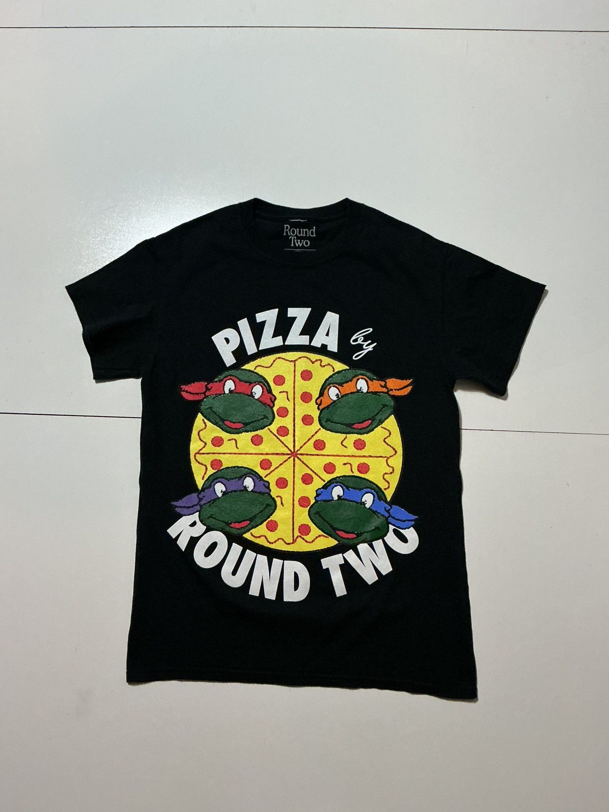 Two Round Two Sean Wotherspoon Pizza Tmnt Ninja Turtles T Shirt