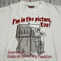 Vintage Oceanside Museum Arts Foundation T Shirt Men S M White Short Sleeve Crew Neck Graphi Hoodie, Sweatshirt