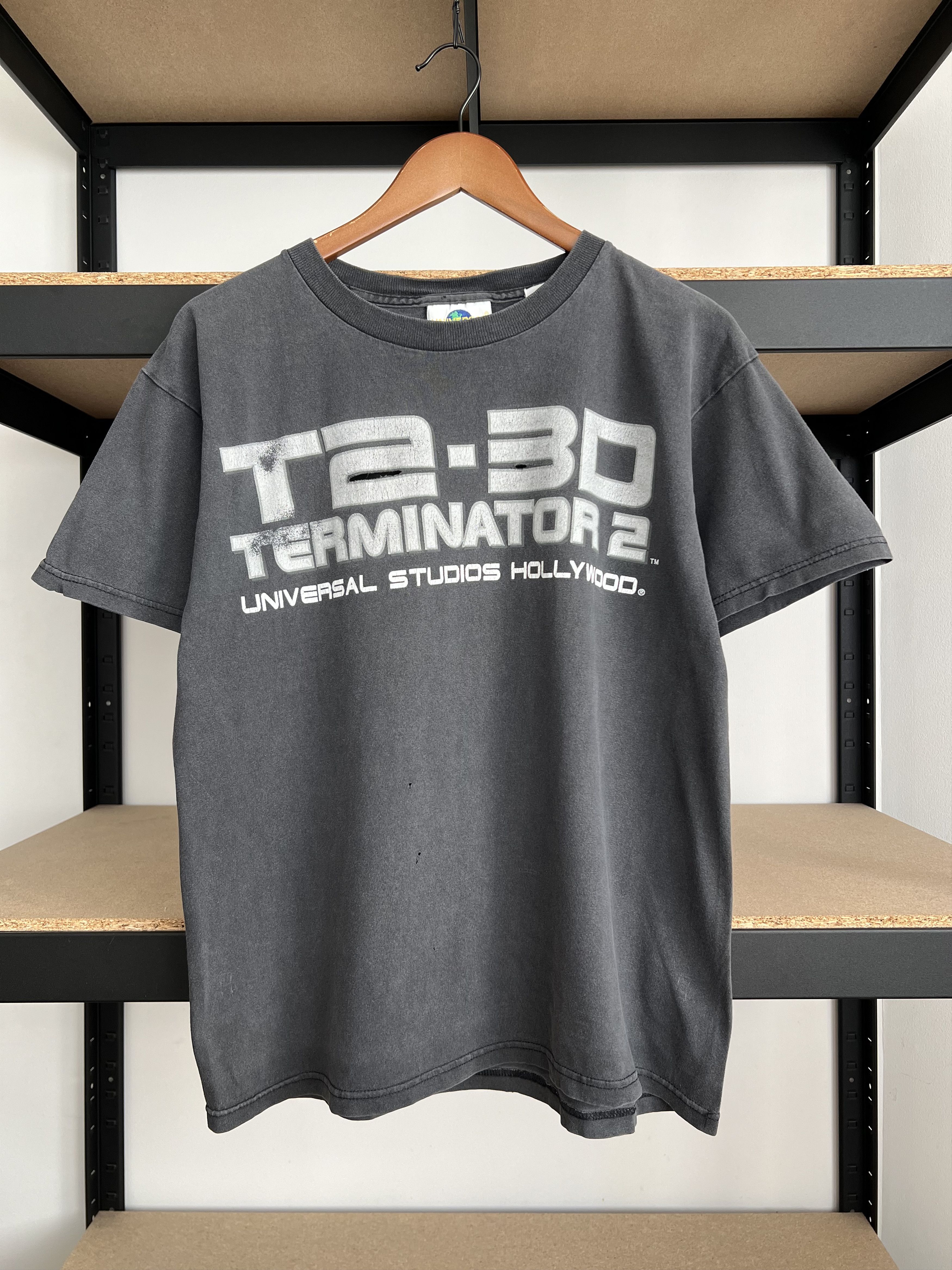Vintage 90s Terminator 2 Universal Studios Movie Sun Faded T-Shirts, Hoodie, Sweatshirt | FlexRushtees.com