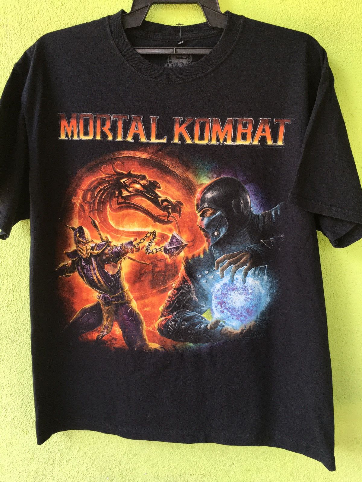 Other Mortal Kombat Sub Zero Vs Scorpion Nice Screen Print Shirt
