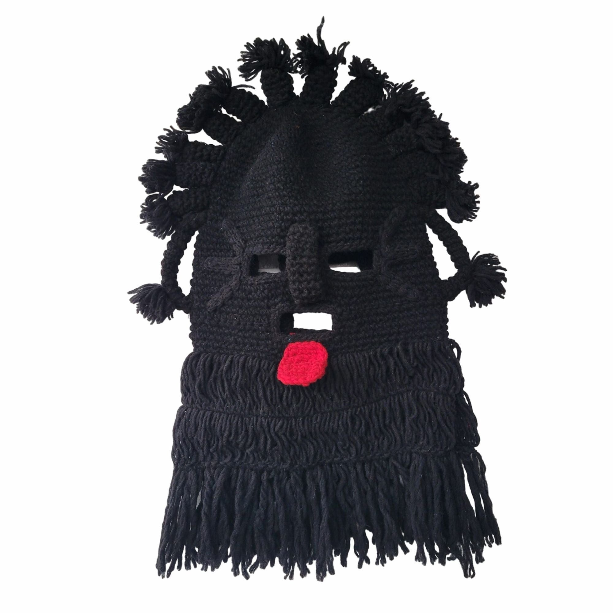 Other New Handmade Aya Huma Diablo Umo Inca S Adult Mask Ecuador