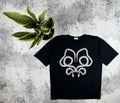 Laurent Paris Saint Laurent Snake Print Logo Black Hedi Slimane Large Jersey T Shirt Tee