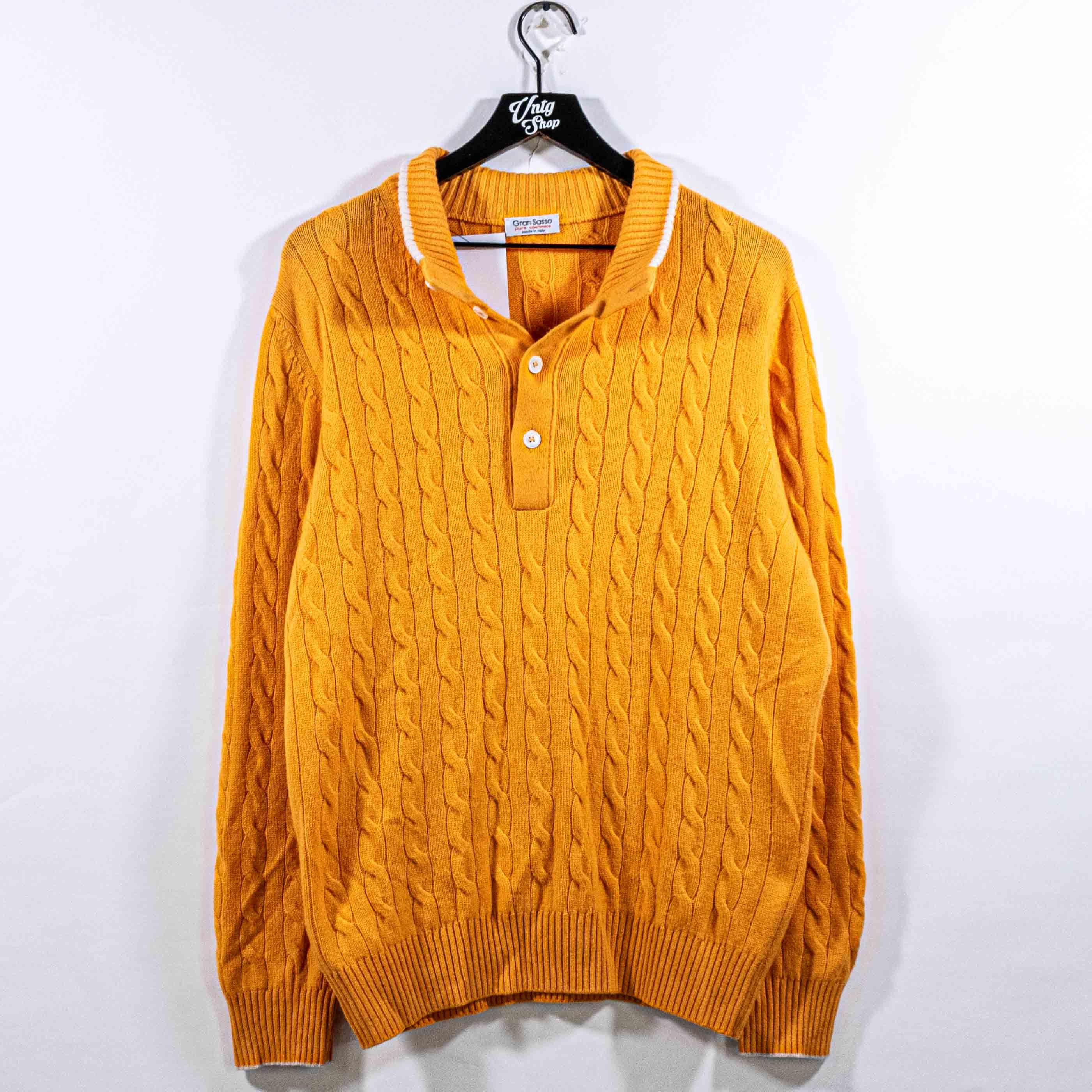 Sasso Gran Sasso Pure Cashmere Cable Knit Collared Sweater Italy T-Shirts, Hoodie, Sweatshirt | FlexRushtees.com