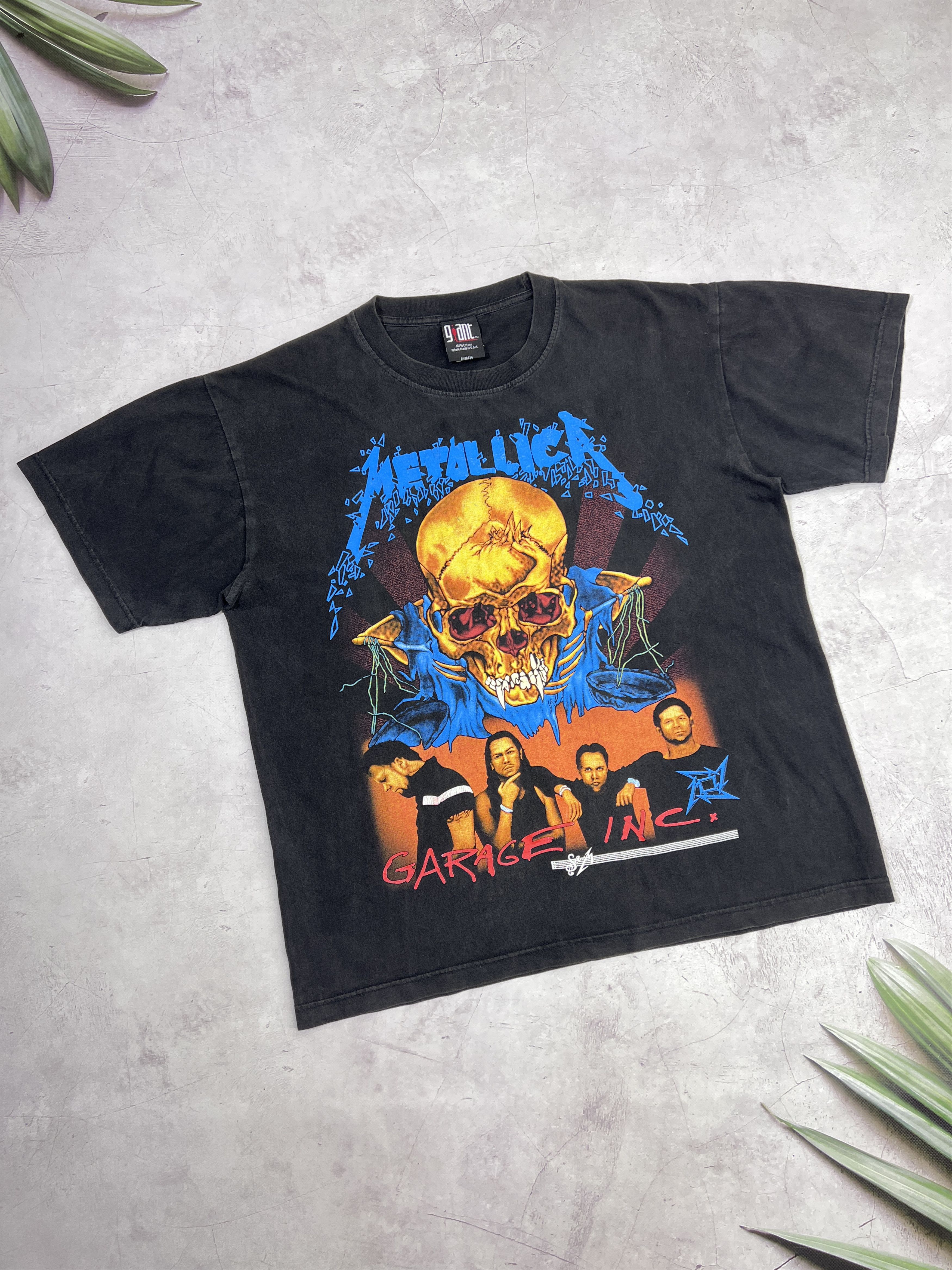 Y2k Metallica Rock T Shirt Garage Inc Usa Made