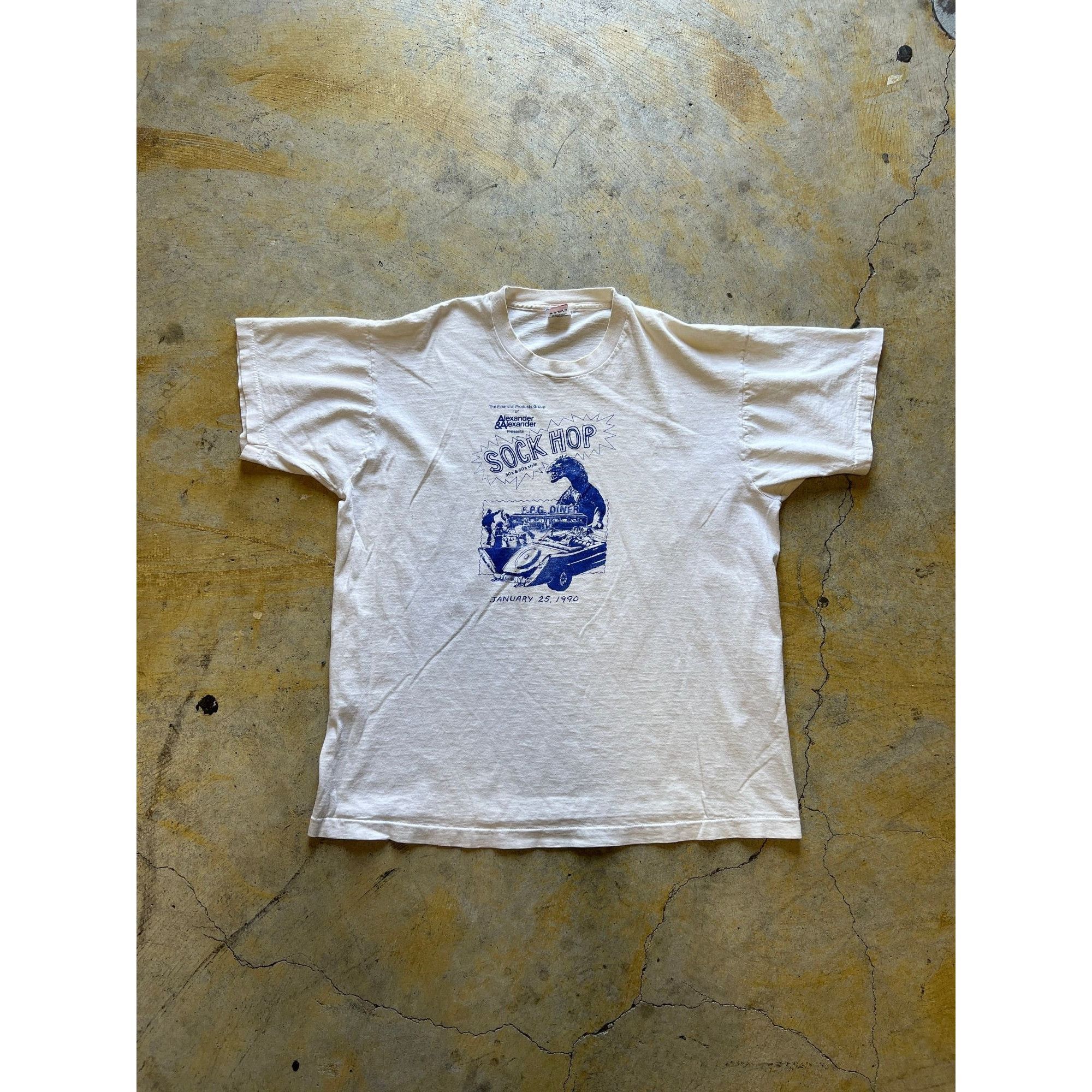 Vintage Sock Hop 50s 60s Shirt Extra Large 1990s