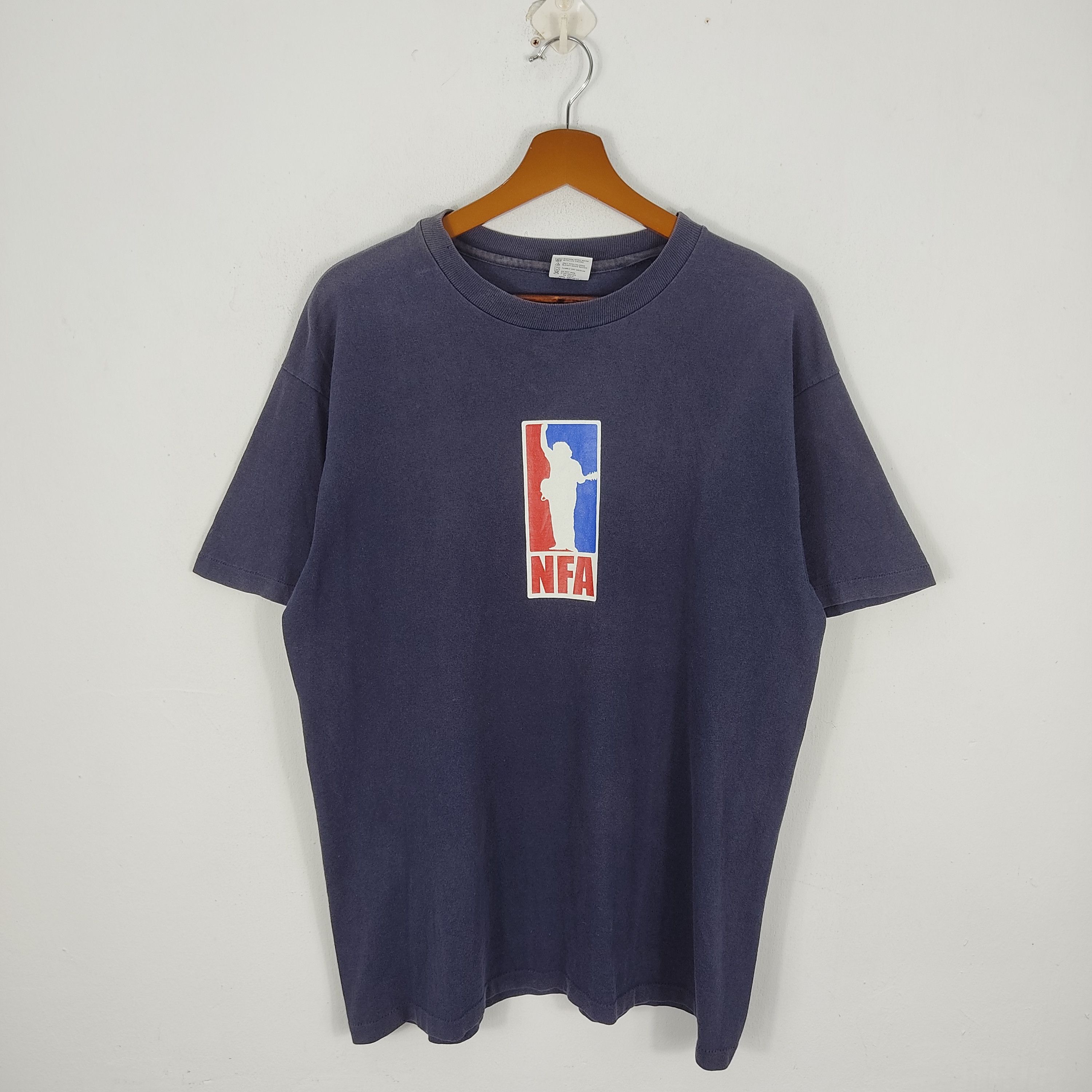 Band Tees X Vintage 90s Vintage Nfa Rip Off Nba T Shirt