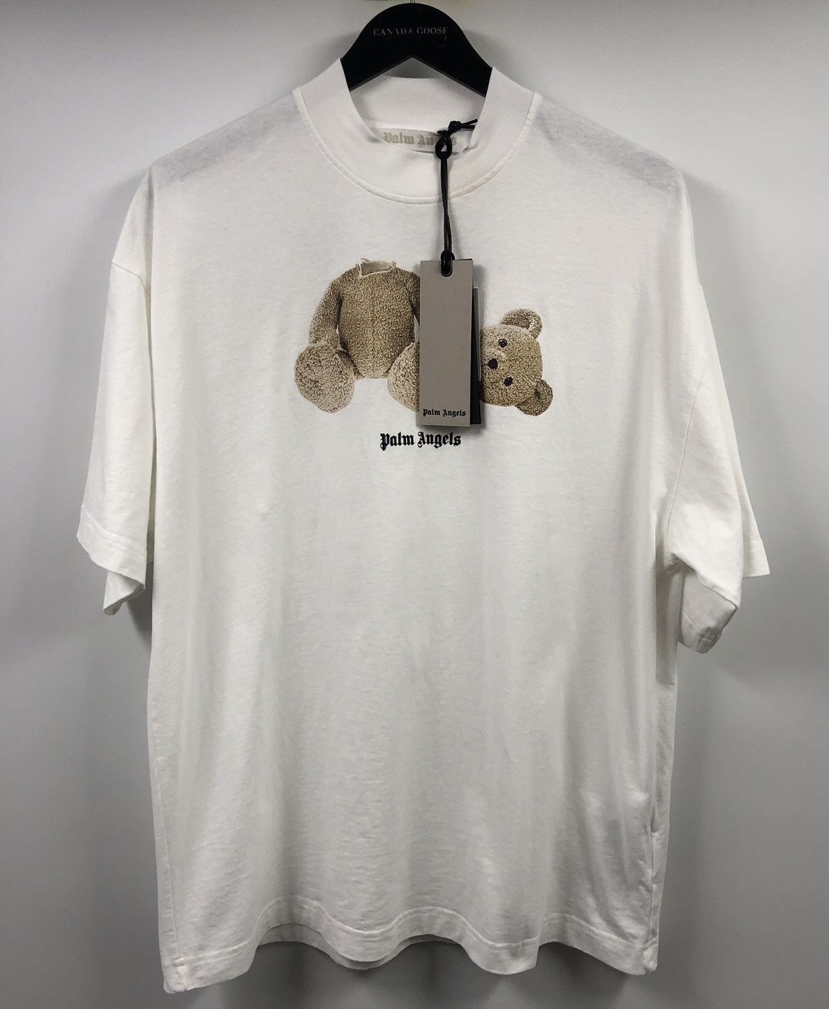 Angels Palm Angels White Kill The Bear White T Shirt Small Hoodie, Sweatshirt | FlexRushtees.com