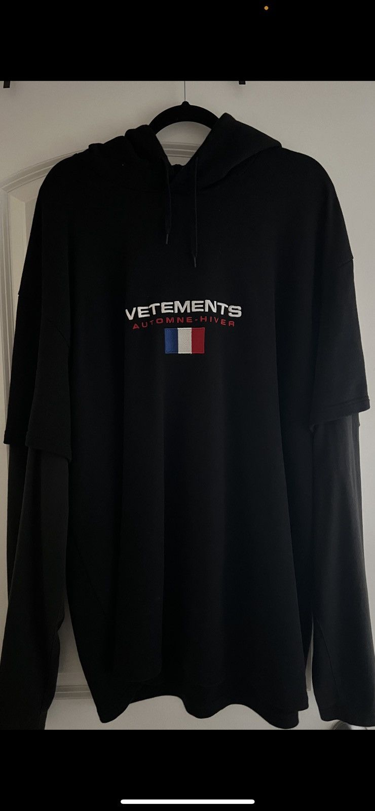 Vetements French Flag Hoodie T-Shirts, Sweatshirt | FlexRushtees.com
