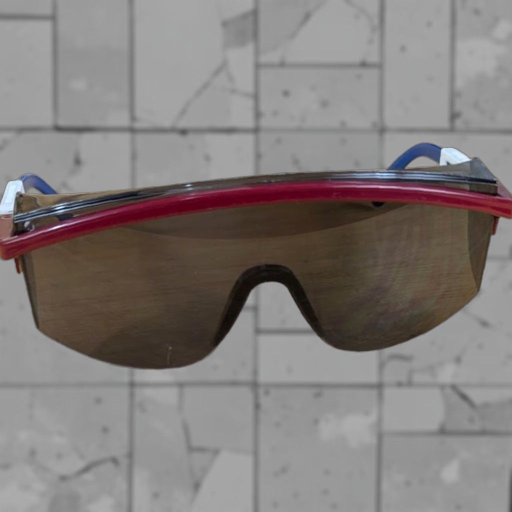 Vintage Patriot Safety Sunglasses Uvex Z87 Red White 80s Made Usa Mechanic Uvex Sunglasses R