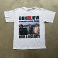 Vintage Y2k Bon Jovi Nickelback Have A Nice Day Tour 2006 Nu Metal