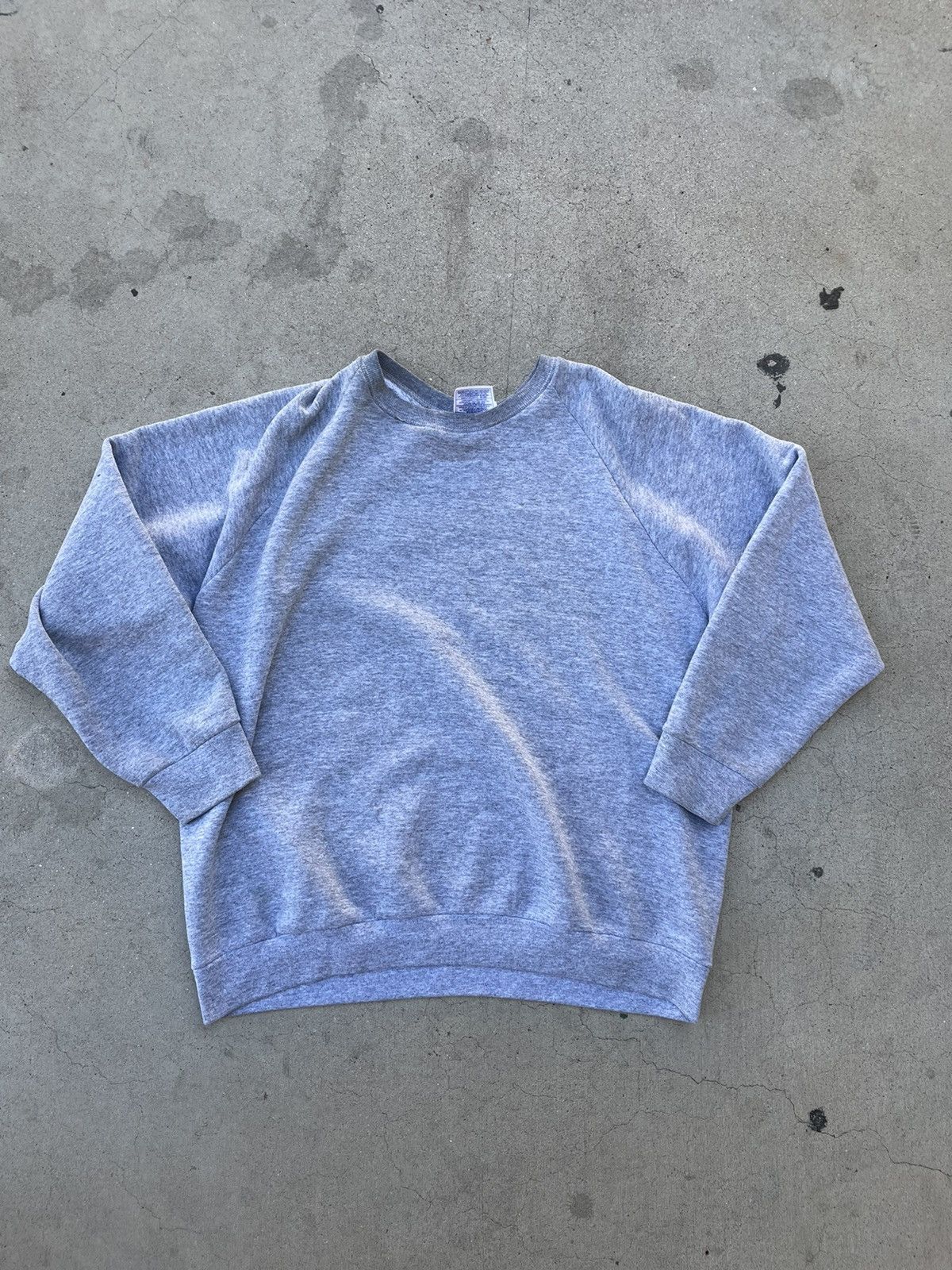 Vintage Fruit Of The Loom Grey Sweater
