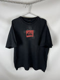 Quicksilver Quiksilver Vintage Big Logo Hype Black Oversized Tee Shirt Hoodie, Sweatshirt | FlexRushtees.com