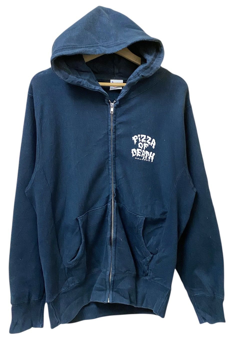 Band Tees Pizza Of Death Record Hoodie Zipper Sweatshirt | FlexRushtees.com