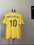 Vintage Sepultura Brasil Rare Shirt X Large Hoodie, Sweatshirt | FlexRushtees.com
