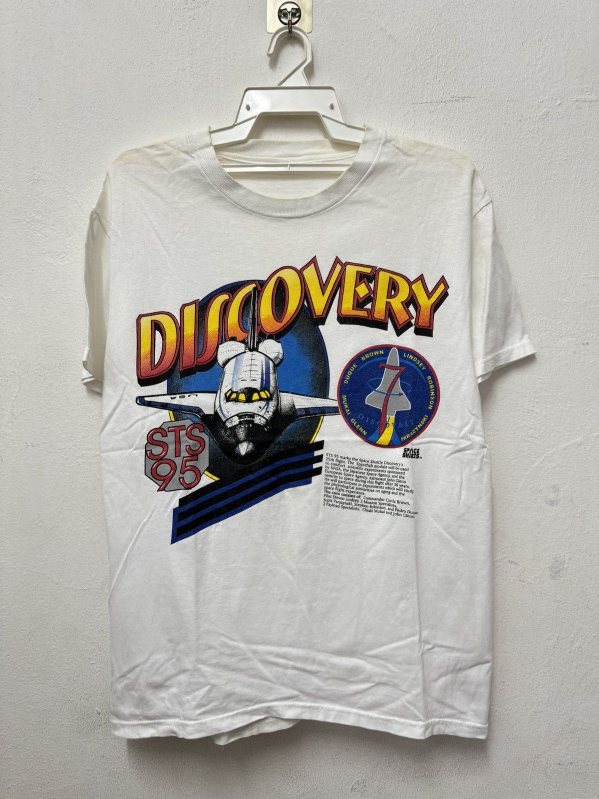 Vintage 90 S Nasa Discovery History Discovery Sts95 T Shirt