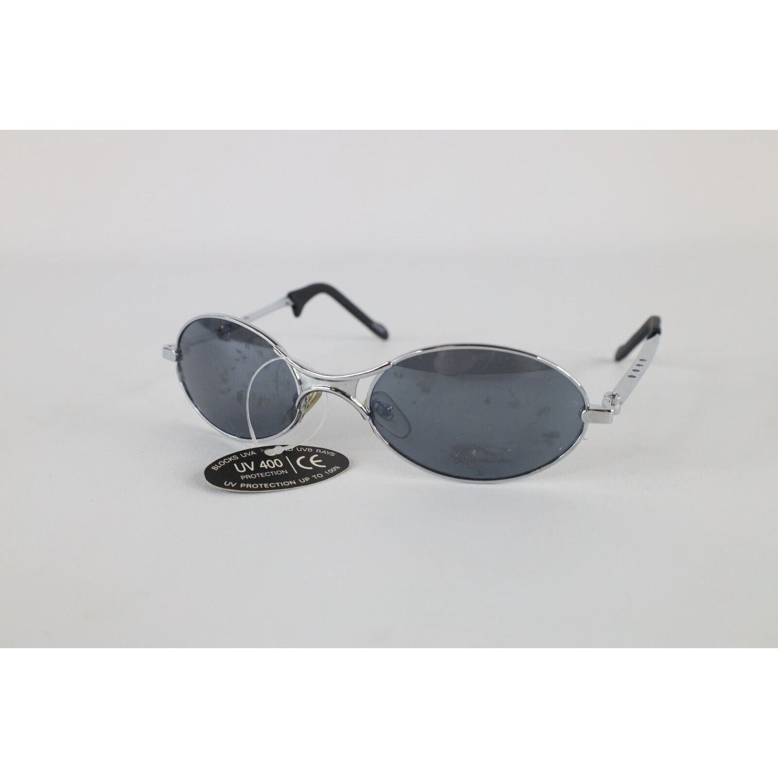 Deadstock Vintage 90s Streetwear Oval Sunglasses Matrix