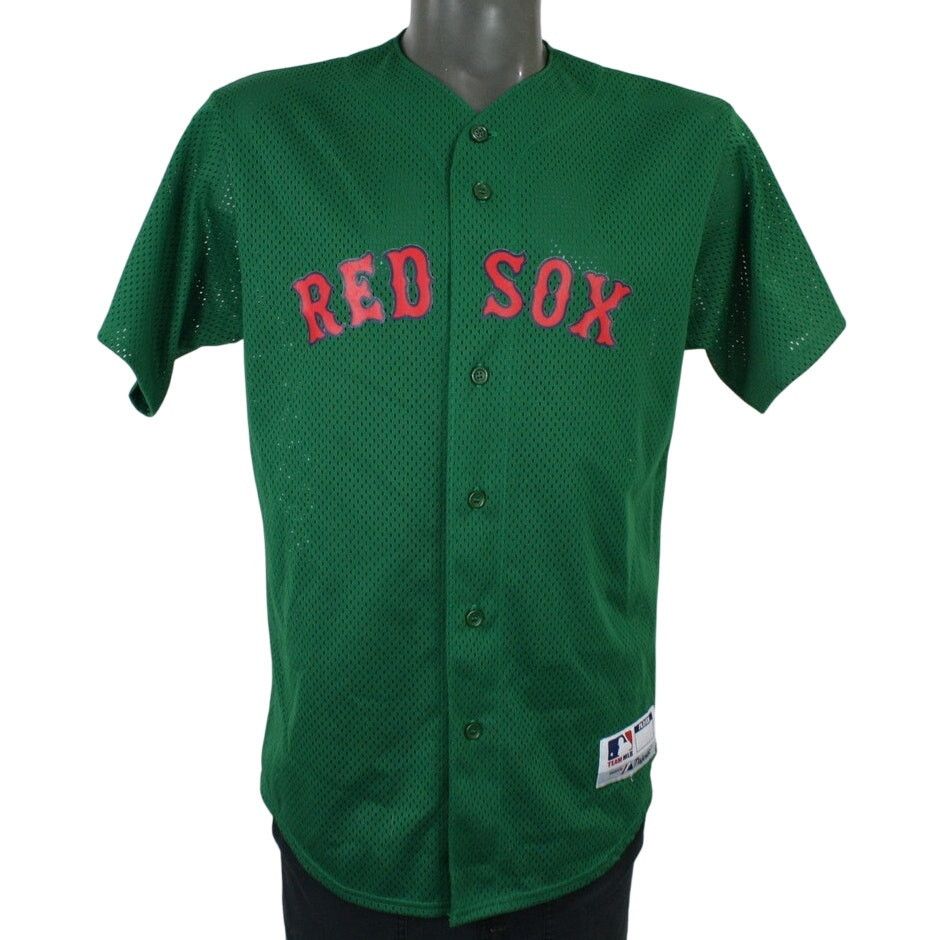 Majestic X Vintage Vintage Boston Red Sox Green St Patricks Day Majestic Jersey