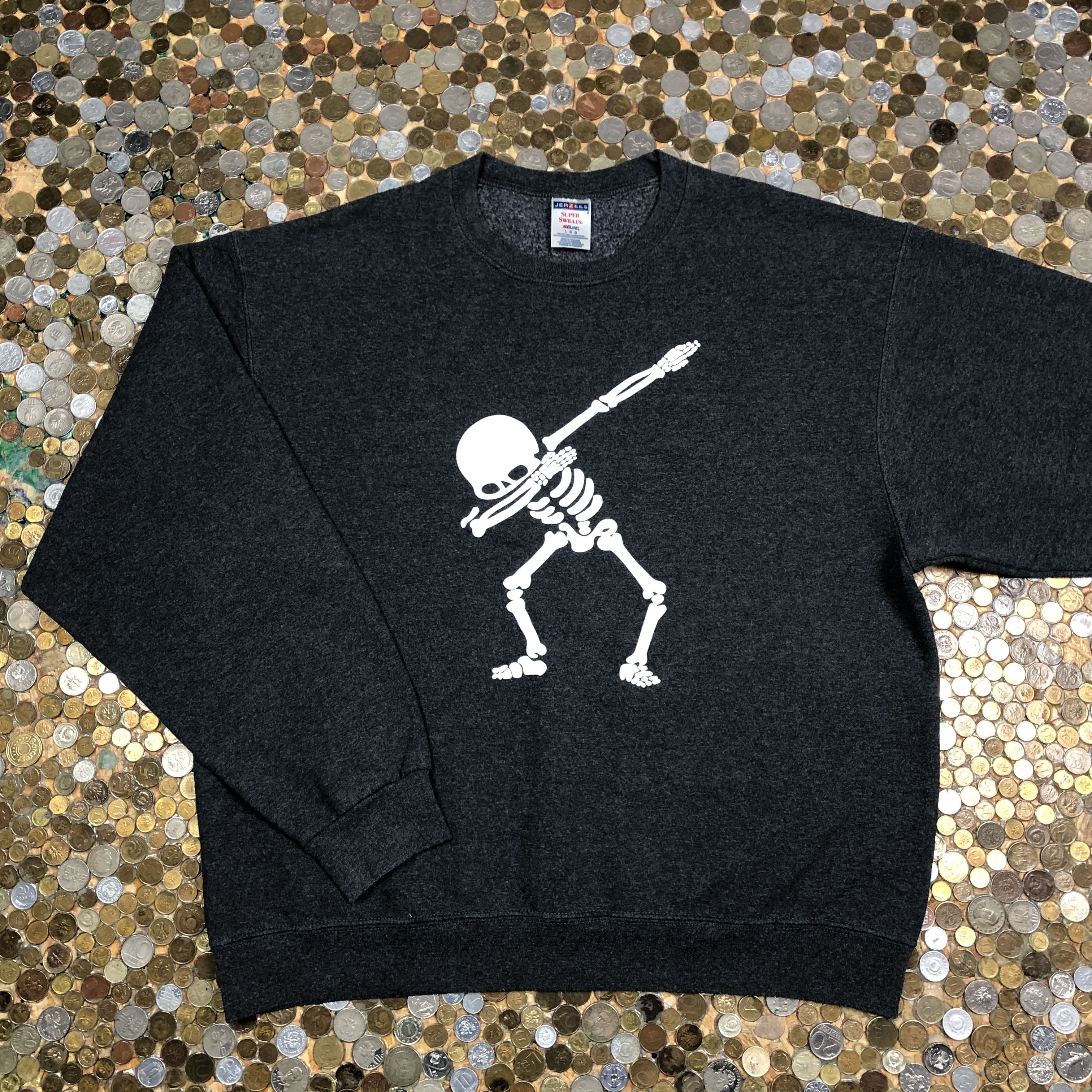 Jerzees Vintage Skeleton Crewneck